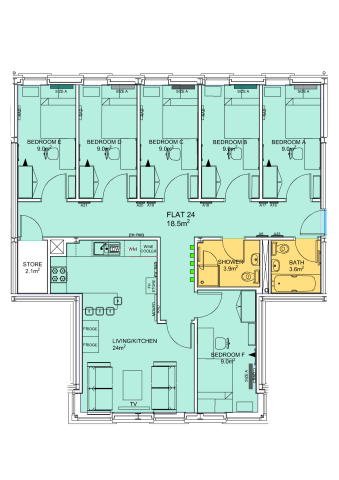  Flat 24  -  Stepney Lane, Anolha House  - Gallery -  2