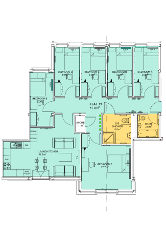  Flat 13  -  Stepney Lane, Anolha House  - Gallery -  2