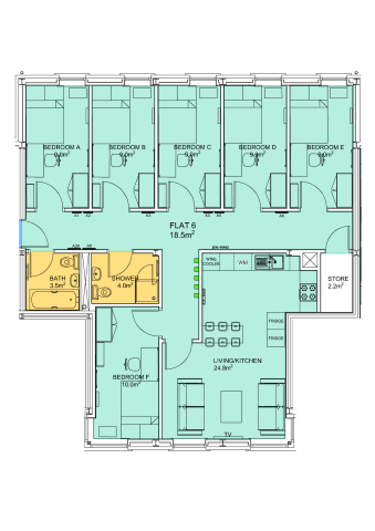  Flat 6  -  Stepney Lane, Anolha House  - Gallery -  2