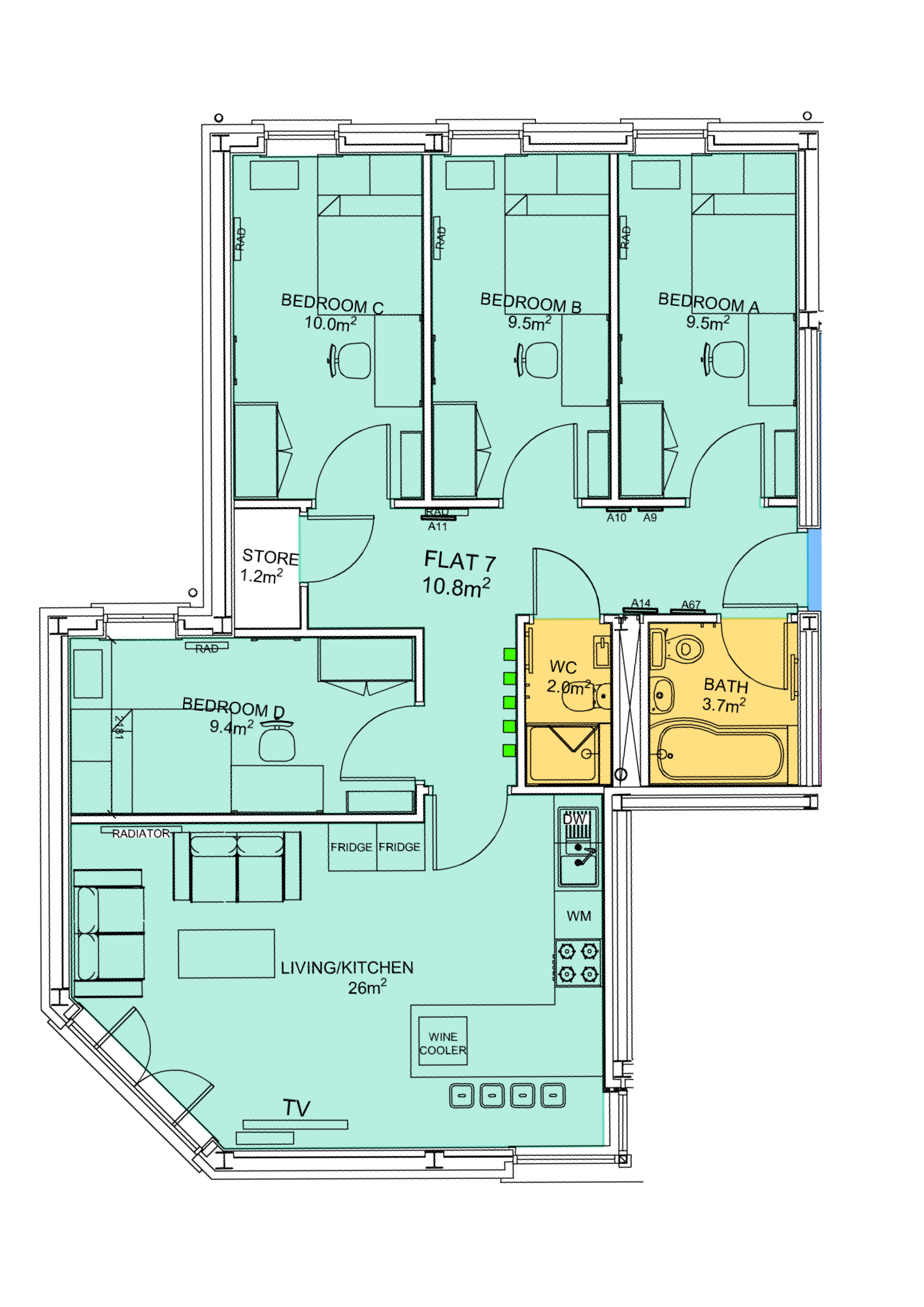 Dulcie House, Flat 7 - Dulcie House - Gallery - 2