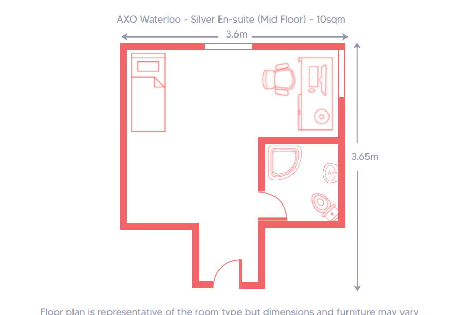  Silver Ensuite (Mid Fl)  -  AXO Waterloo  - Gallery -  9