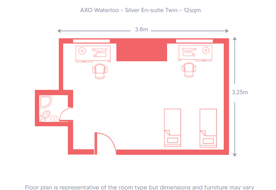  Silver Ensuite Twin  -  AXO Waterloo  - Gallery -  10