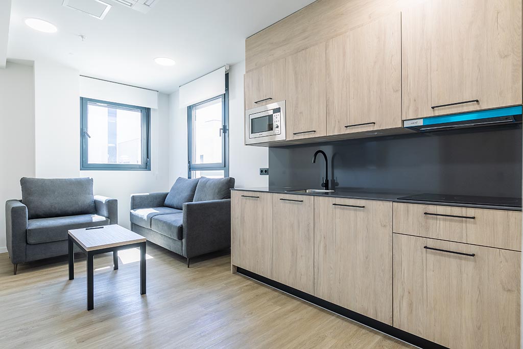  Single In A Flat With Shared Kitchen And Bathroom  -  micampus Getafe II  - Gallery -  2