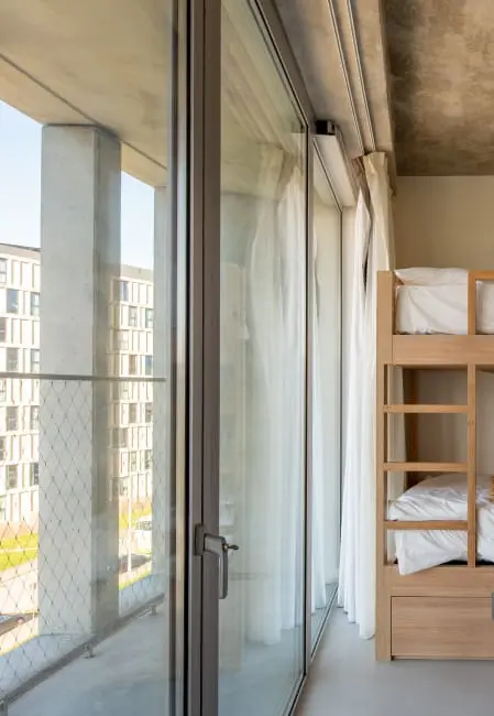 Twin Bedroom - micampus Porto Tower - Gallery - 2