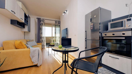 Colourful 1-bedroom apartment in Collatino