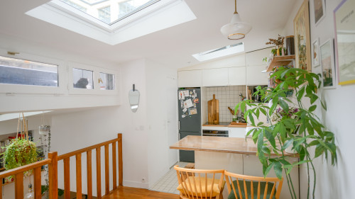 Bright, secure, and quiet loft with office, just a stone's throw from Montmartre