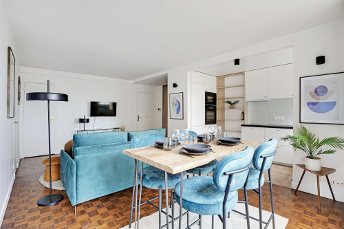 Elegant 54m² Apartment: Modern Amenities, Tranquil Living, and Chic Design