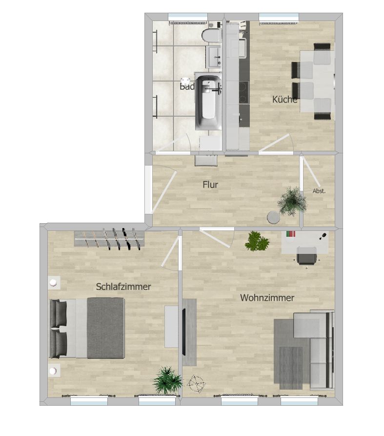 BROCKHEUS Apartments: Luxury Vista Apartment - Kitchen - WiFi - Smart TV - 2