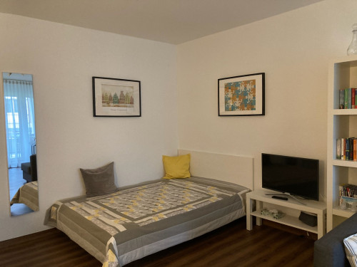 Very nice, well-kept, lovingly furnished one-room apartment with underground parking space in a top location in Münster for 1-2 people