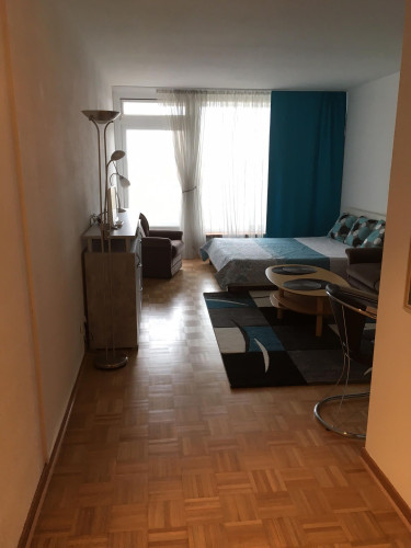 Bright 1,5 Room apartment 10th floor in Plaza Residence, direct in garden, in Gelsenkirchen