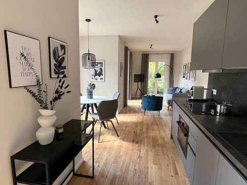 Chic Open-Plan 2-Room Apartment with Designer Kitchen next to Sanssouci Park in Potsdam - Gallery - 7