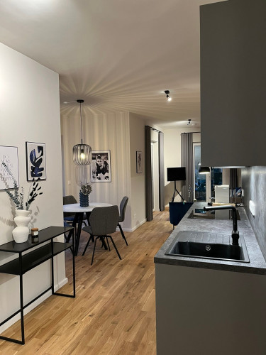 Chic Open-Plan 2-Room Apartment with Designer Kitchen next to Sanssouci Park in Potsdam - Gallery - 26