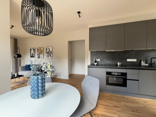 Chic Open-Plan 2-Room Apartment with Designer Kitchen next to Sanssouci Park in Potsdam - Gallery - 14