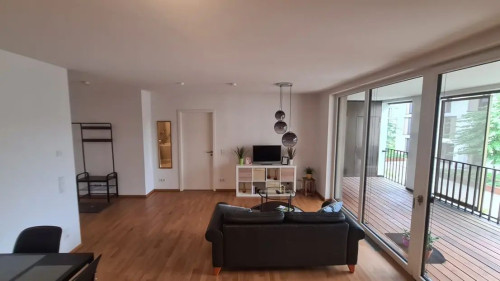 Stylish apartment on the dock new construction with balcony
