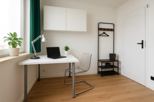 Homely single bedroom in the Praga neighbourhood