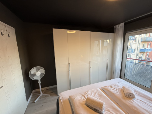 Modern studio in Heidelberg with balcony