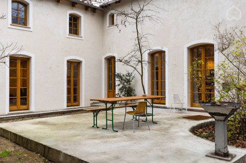 Quiet villa floor with sun terrace and garden on the Teltow Canal, 13km from Berlin - Gallery - 14