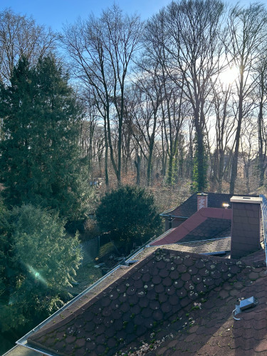 Beautiful two-room attic apartment in a green setting