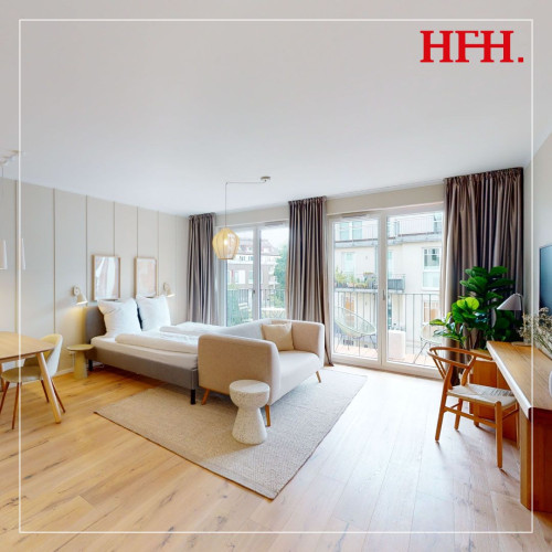 Luxurious furnished 1-bedroom flat in sought-after location -first occupancy