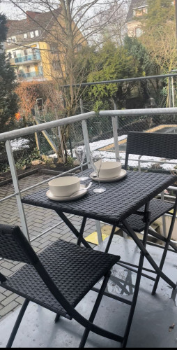 Modern ground floor flat with garden in the best location