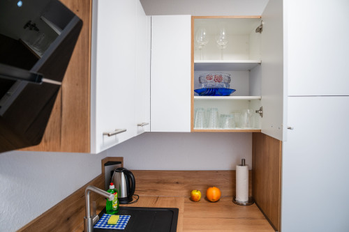 Beautifully furnished serviced apartment in Gera – quiet, modern & with a sunny green view