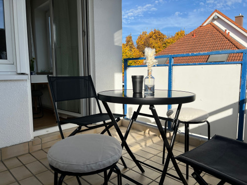 Modern apartment with balcony