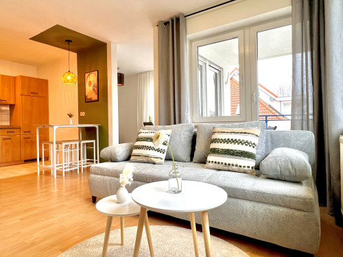 Modern apartment with balcony