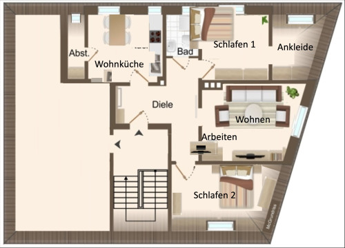 Fantastic suite located in Bielefeld Middle - Gallery - 16