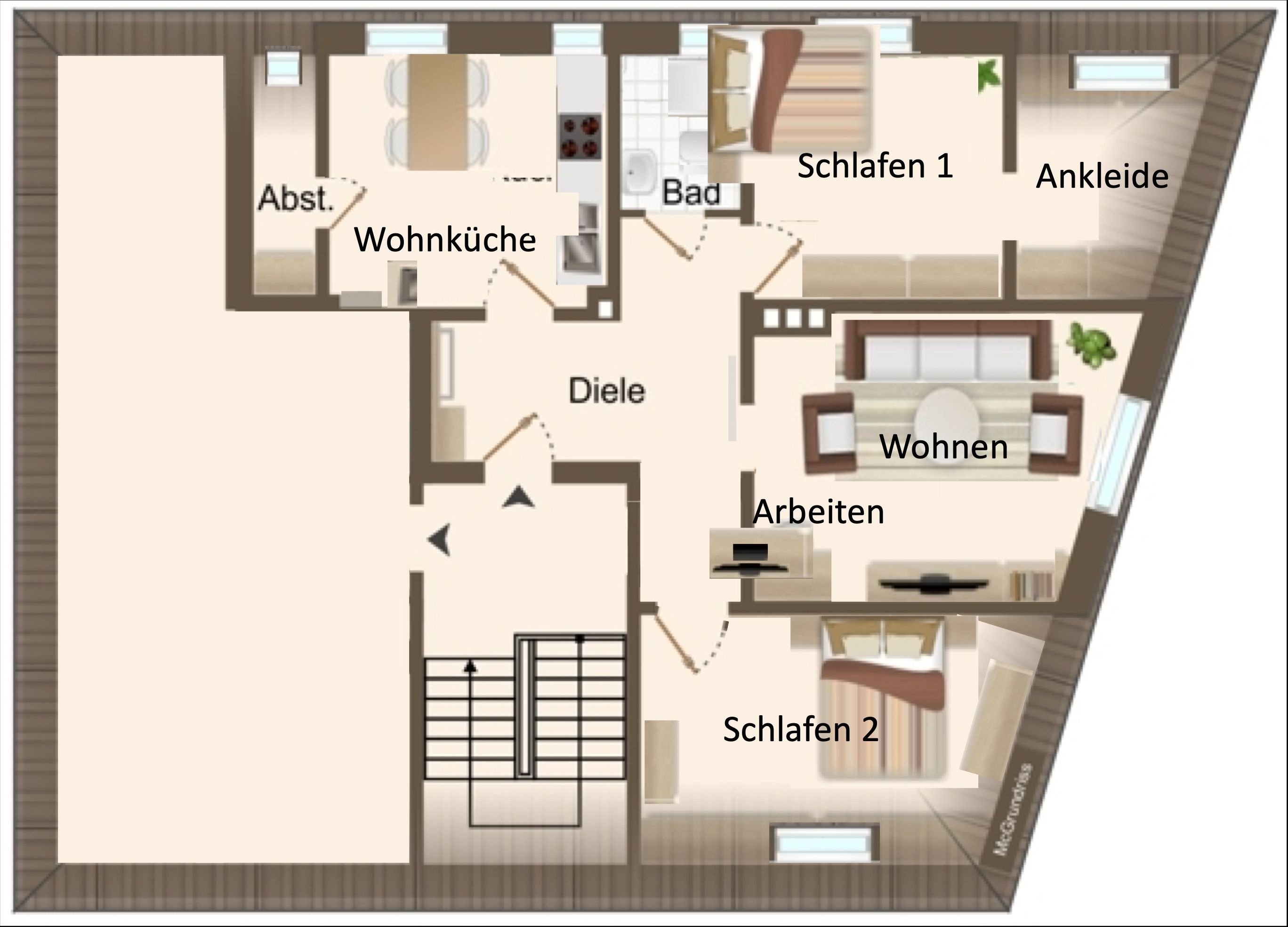 Fantastic Suite Located In Bielefeld Middle - 1