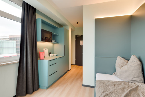 Your apartment in a long-term hotel with a vintage style (typ Ocean, 21-23 sqm)