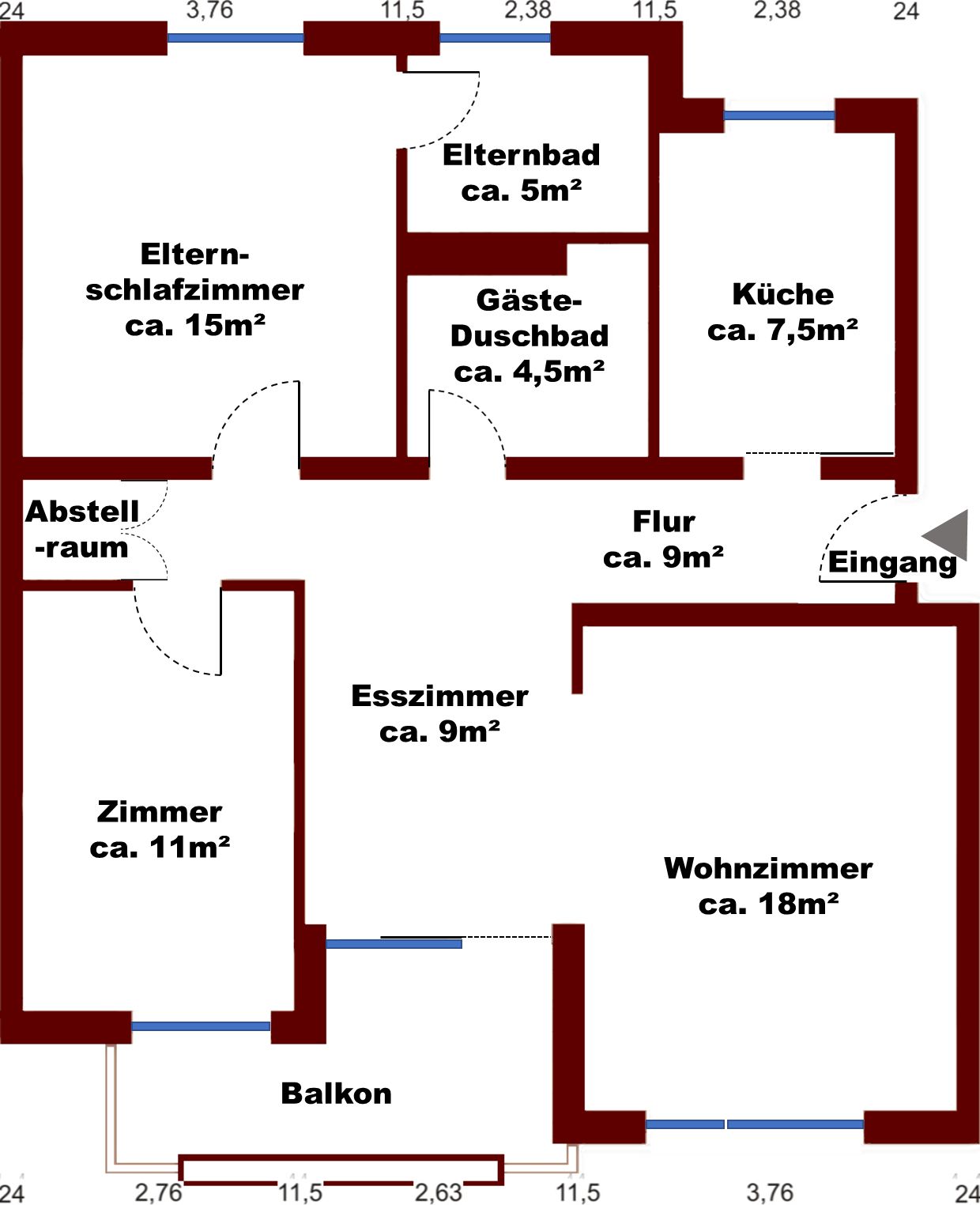 High-Quality Funished All-Inclusive Family Apartment In Braunschweig - 1