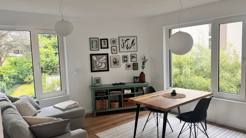 Maisonette apartment with rooftop terrace in Bessungen