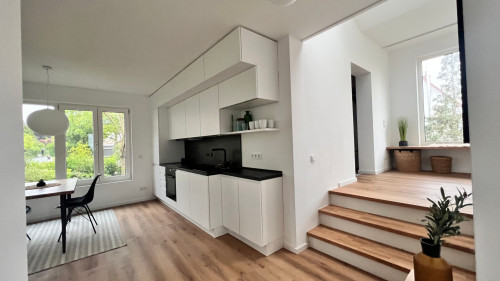 Maisonette apartment with rooftop terrace in Bessungen