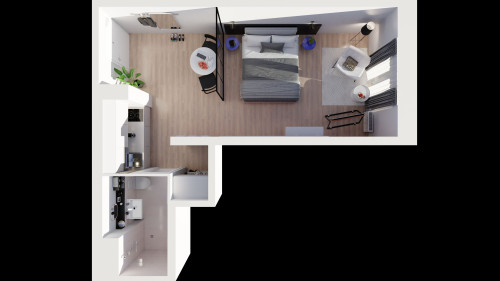 Fully furnished apartment in Hamburg Hammerbrook - The Standard