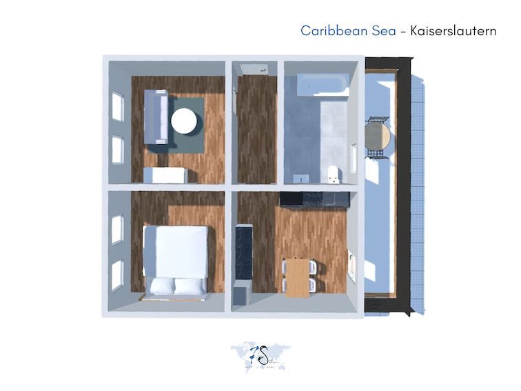 KAISERSLAUTERN - Comfort Apartment - Caribbean Sea - 5