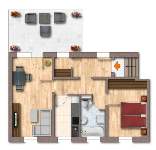 Fantastic & new studio located in Zwickau