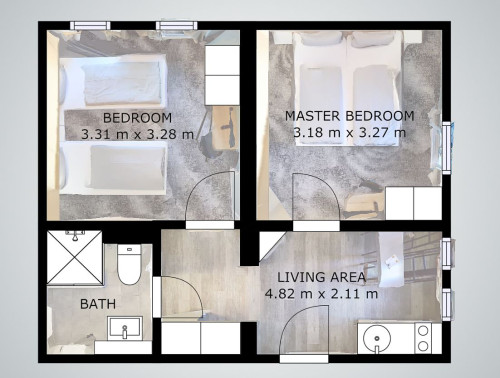 Family Apartments up to 4 persons