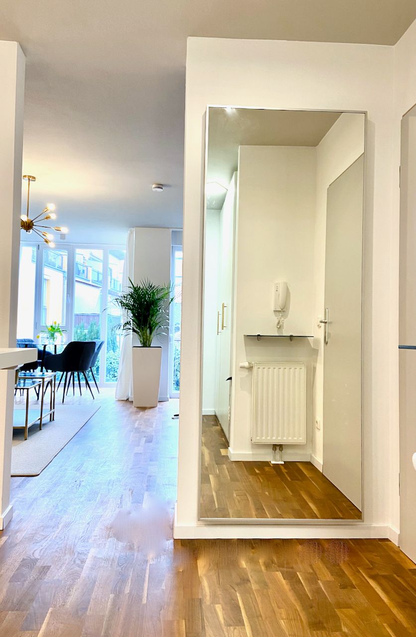 Stylish Business Flat Munich-North/Haimhausen, Modern, Sunny Balcony, Private Garage, Free WLAN - 6