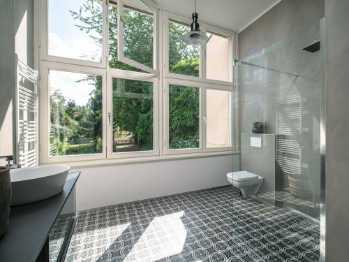 Design Studio with a view of the countryside; City Apartments Siegburg