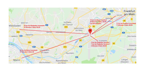 Apartment Frankfurt - fully equipted incl. weekly cleaning