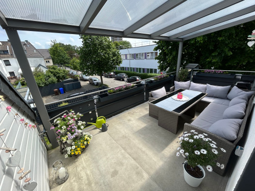 Renovated and furnished 2 room apartment including terrace near the clinic - Gallery - 13