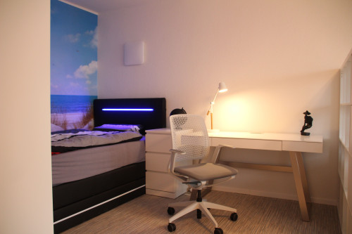 Lovingly furnished apartment with kitchen and balcony