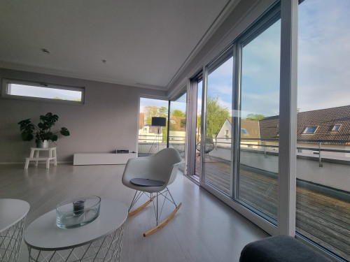 Penthaus Apartment close to University, quiet, large terrasse