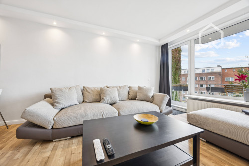 Modern furnished apartment with balcony near the Alster Hamburg-Hohenfelde