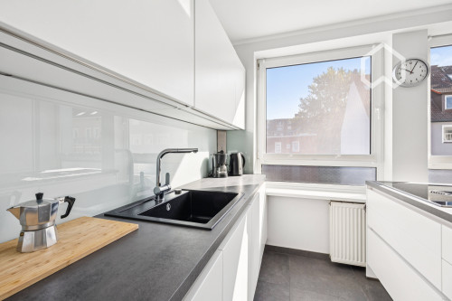 Modern furnished apartment with balcony near the Alster Hamburg-Hohenfelde - Gallery - 12