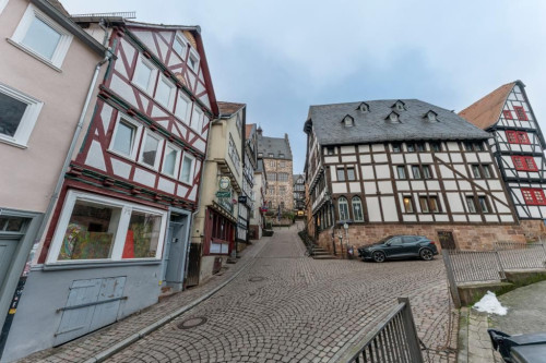 Pure old town in the heart of Marburg