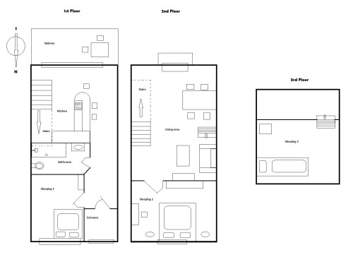 Spacious and cozy suite in nice area with balcony - Gallery - 27