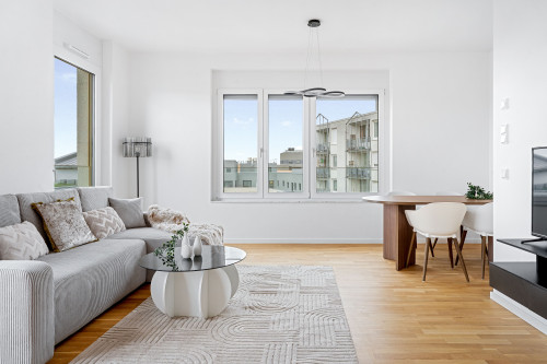 Iconic 2BR Apartment HANSEN I Balcony I next to Mercedes I Stuttgart I Kitchen I Home Office - Gallery - 7