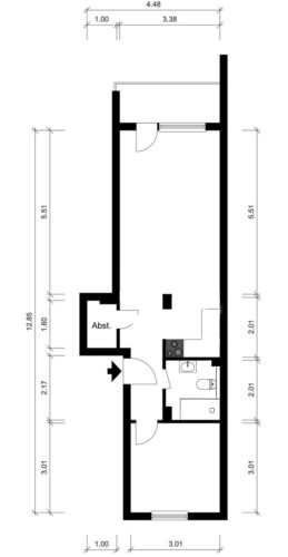 Modern airy flat with balcony - Gallery - 4