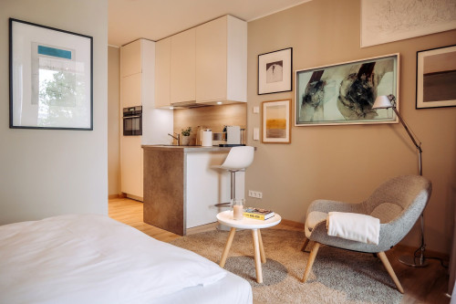 Exclusive business flat in central city location, near VW plant incl. weekly cleaning
